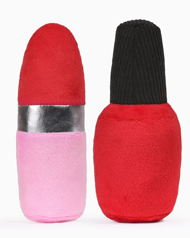 Nail Polish & Lipstick Dog Toy (2-Pack) - Image 2