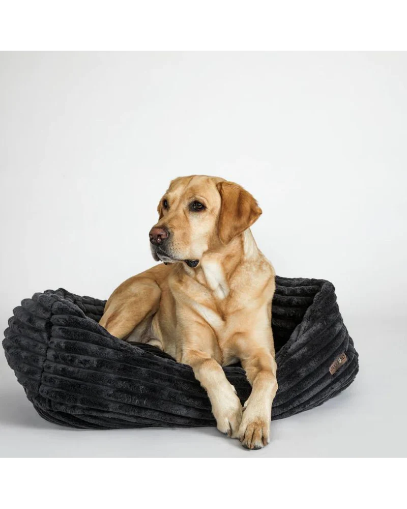 Napper Dog Bed in Luna Black (Custom/Direct-Ship) (Made in the USA)