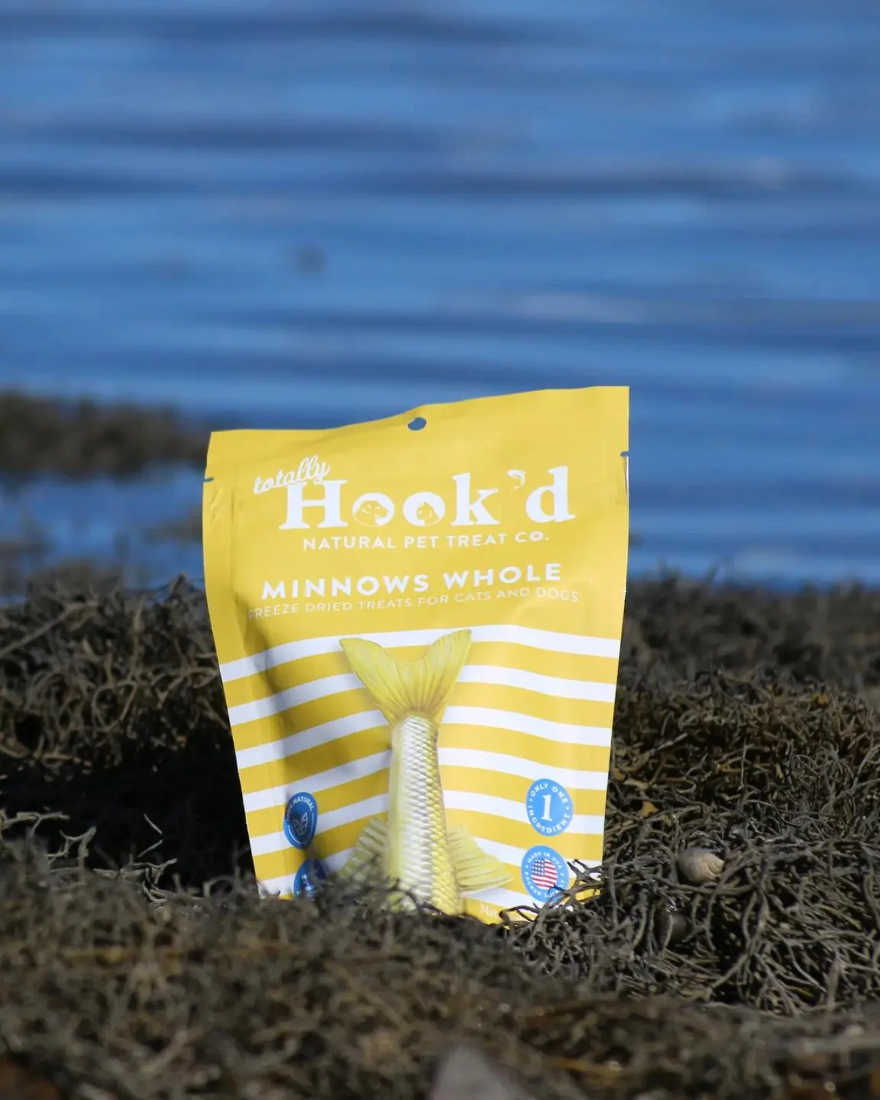 Natural Freeze-Dried Minnows Pet Treats (Made in the USA - Image 2