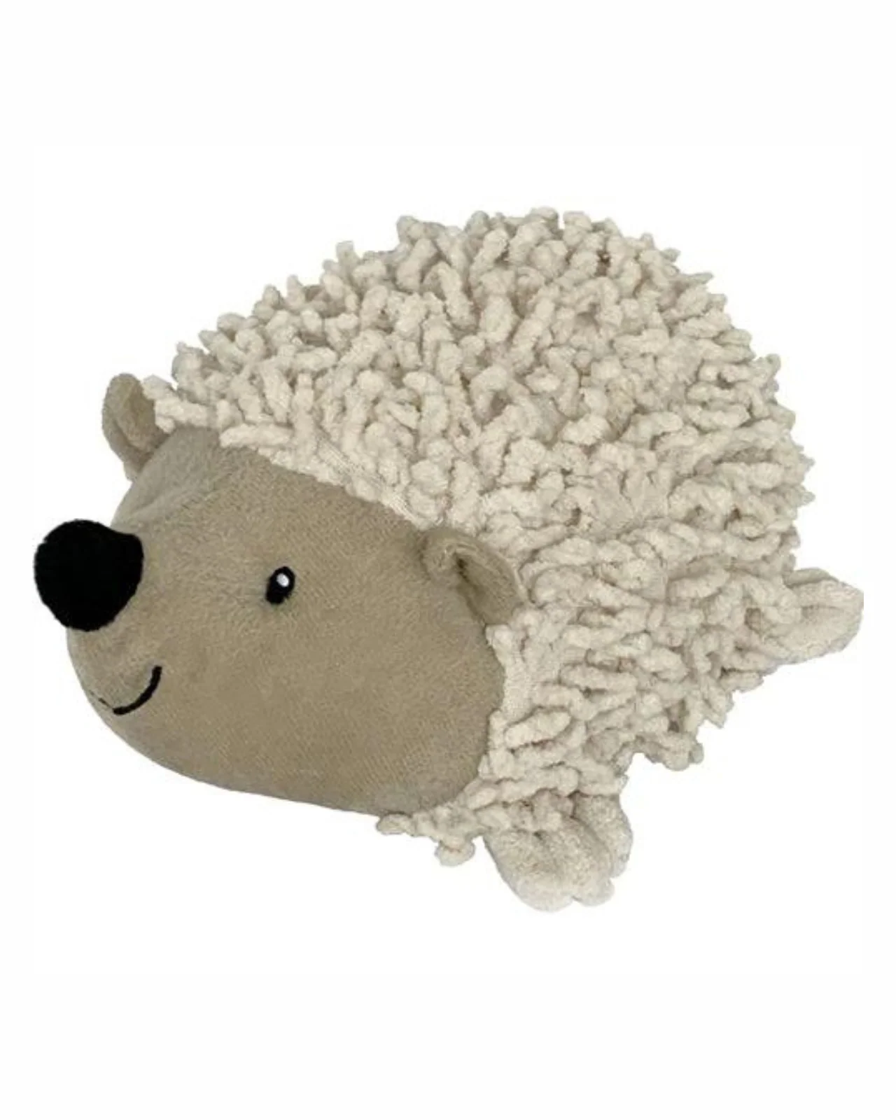 Natural Hedgehog Squeaky Plush Dog Toy - Image 3