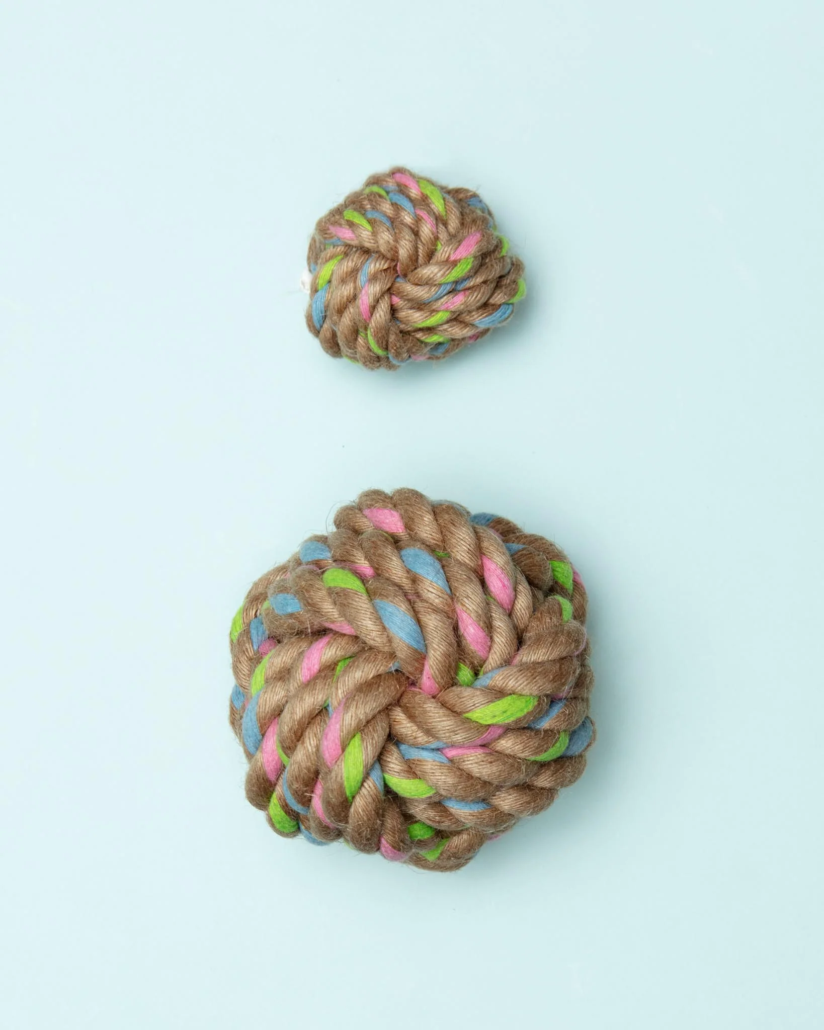 Natural Hemp Ball Rope Dog Toy