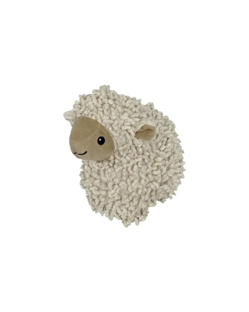 Natural Lamb Squeaky Plush Dog Toy - Image 2