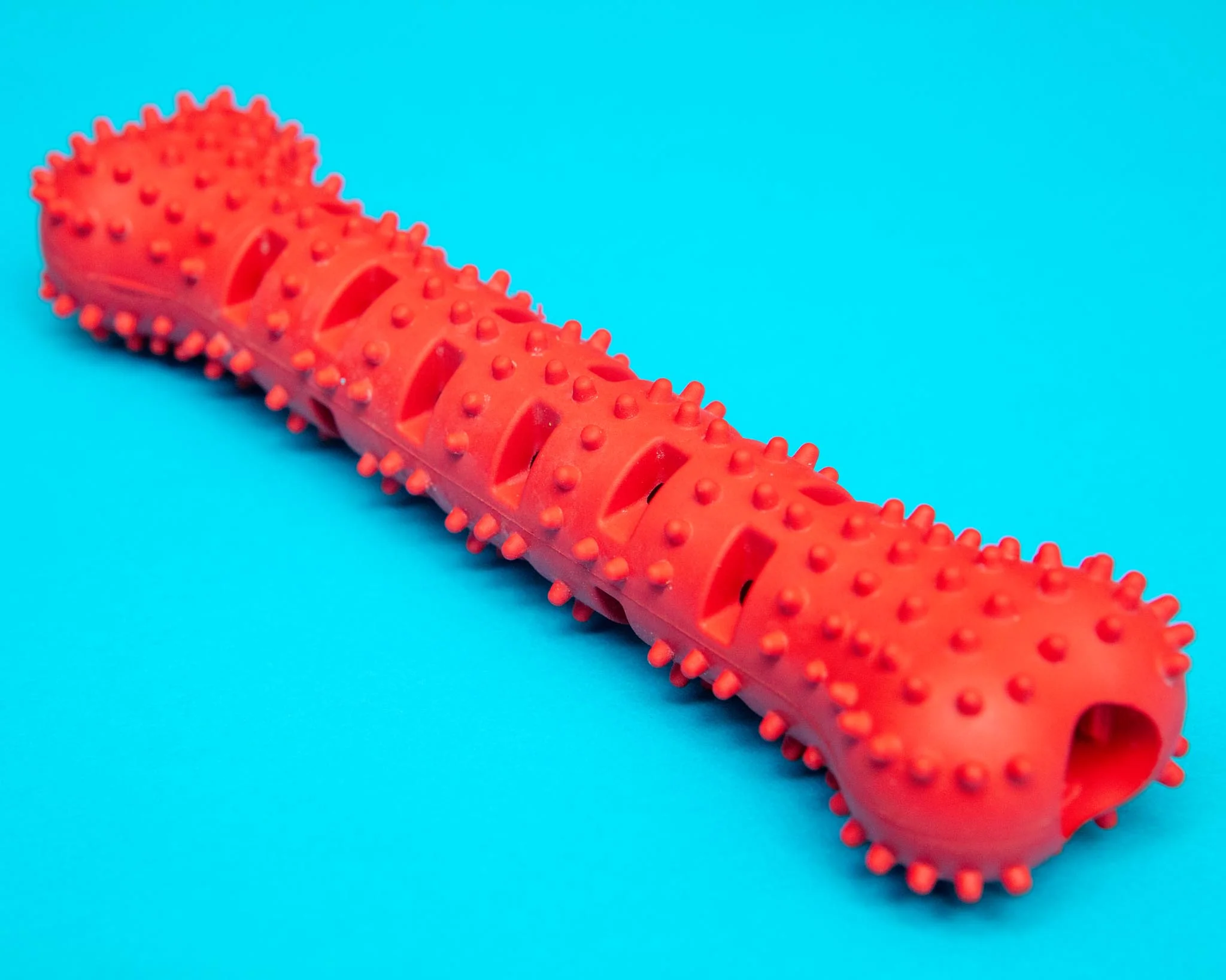 Natural Rubber Bone Treatbrush for Dogs - Image 3