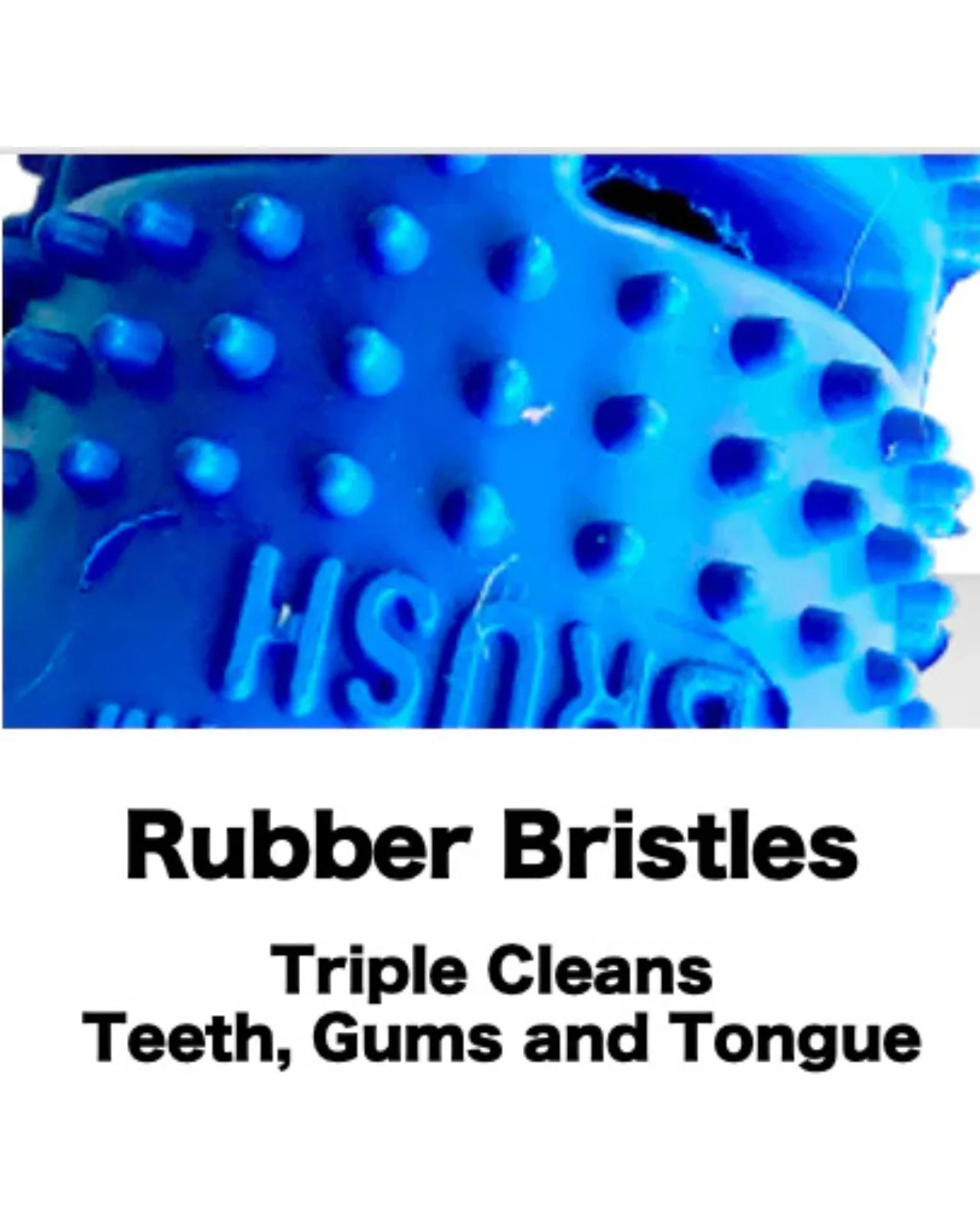 Natural Rubber Bone Treatbrush for Dogs - Image 7