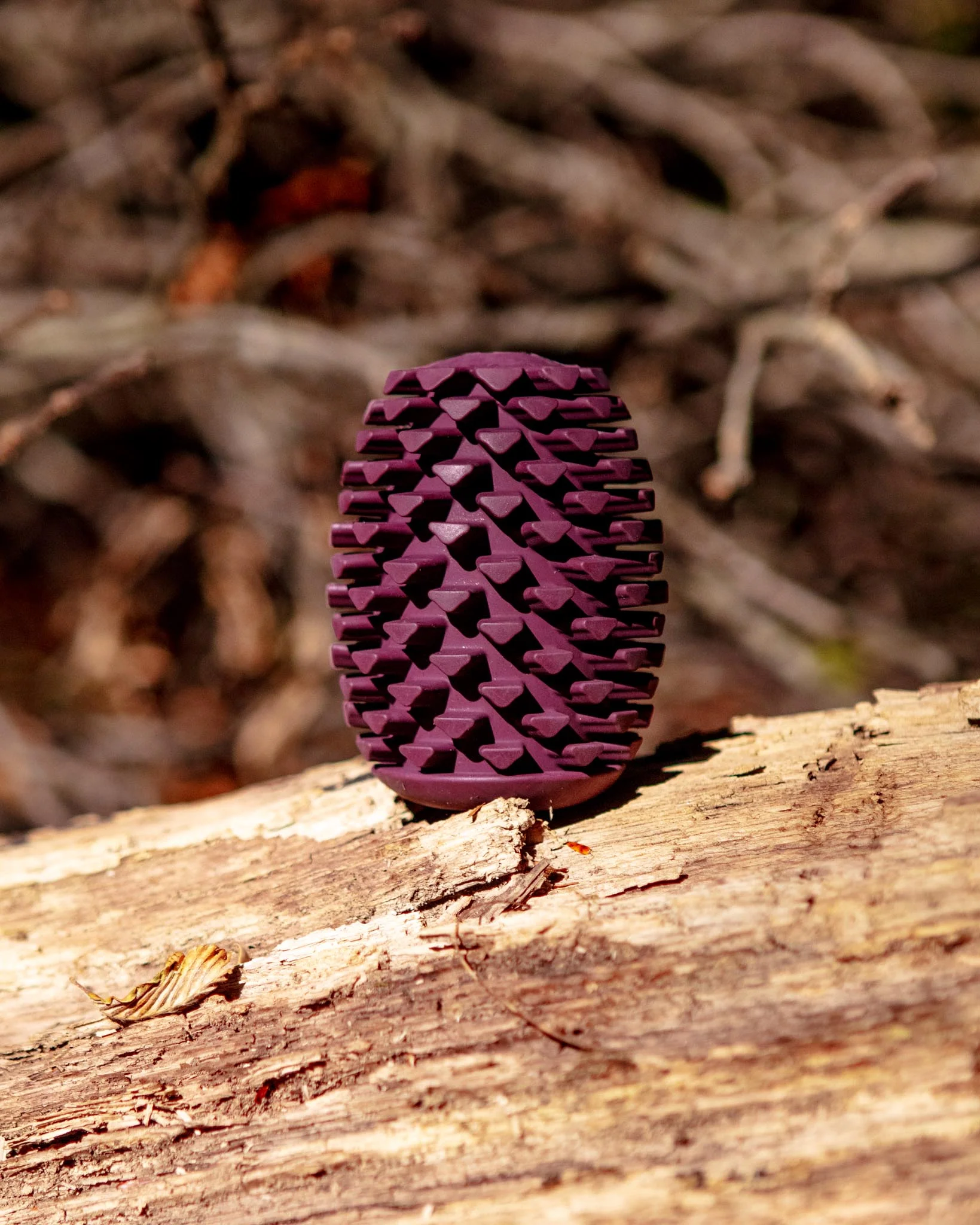 Natural Rubber Pinecone Dog Treat Toy