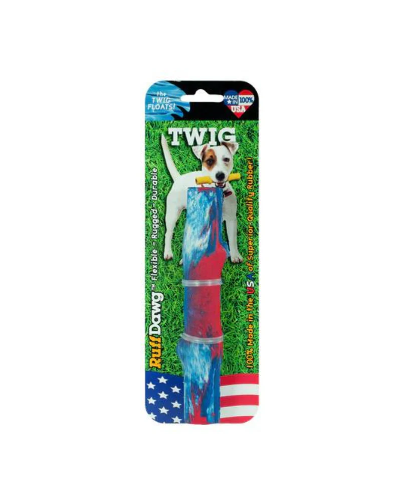 Natural Rubber Twig or Stick Dog Fetch Toy (Made in the USA) - Image 7