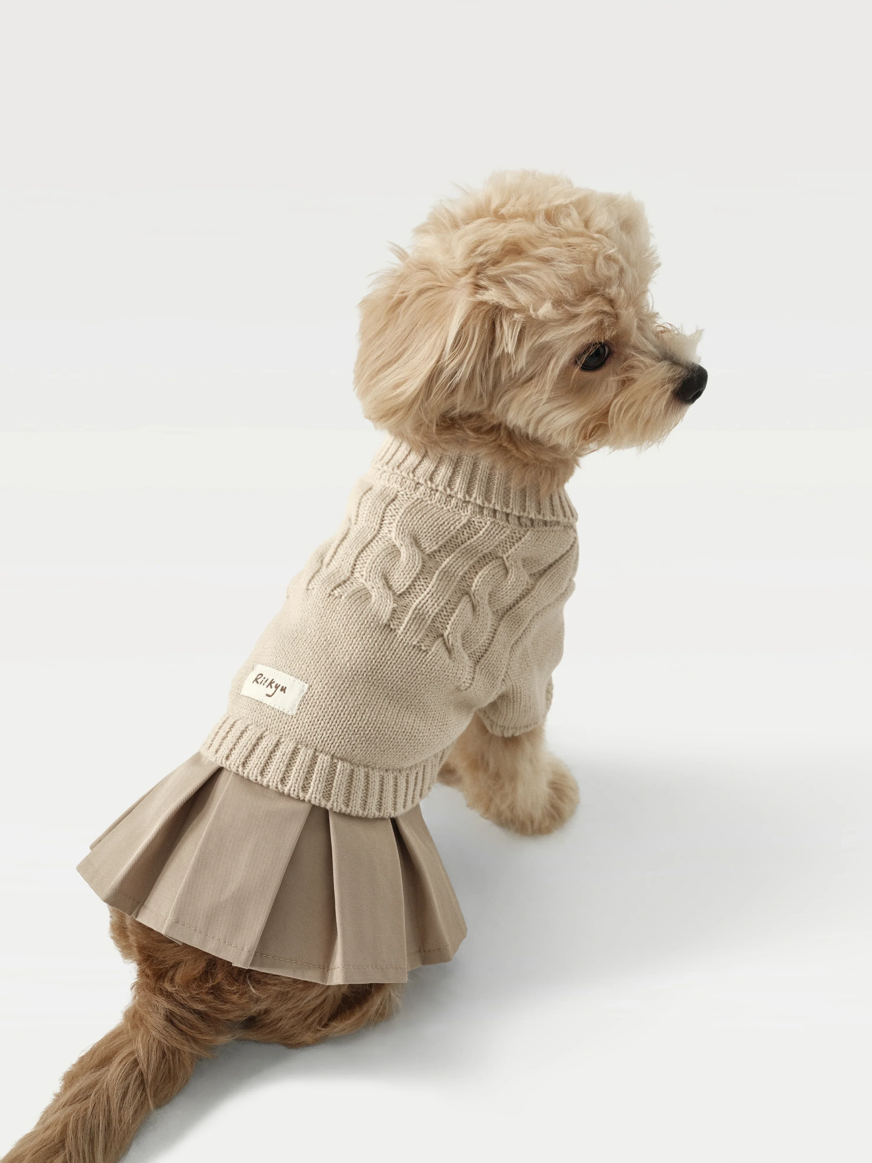 Naturalia Knit + Trench Dog Dress - Image 6