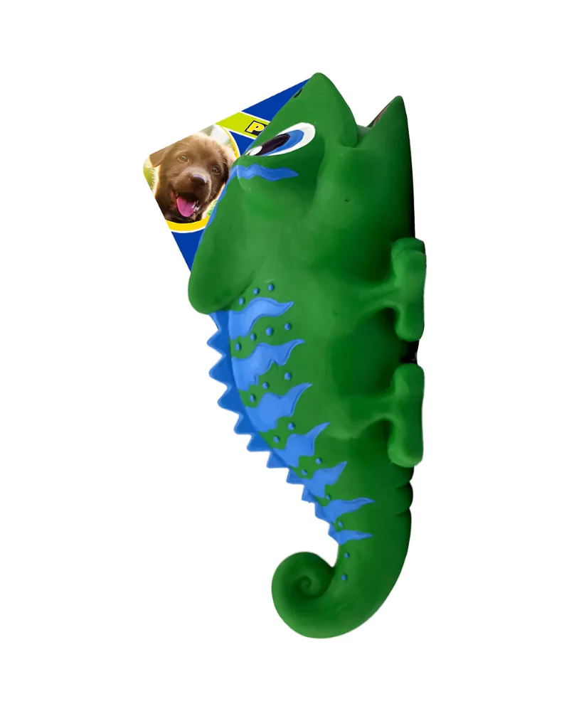 Naturflex Latex Chameleon Squeaky Dog Toy - Image 3