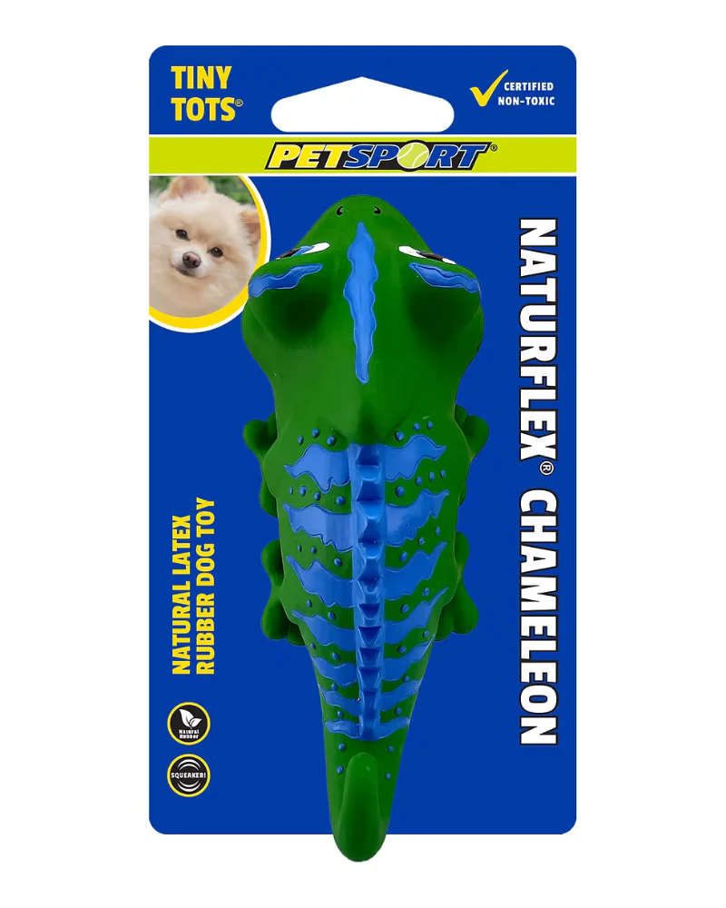 Naturflex Latex Chameleon Squeaky Dog Toy - Image 6