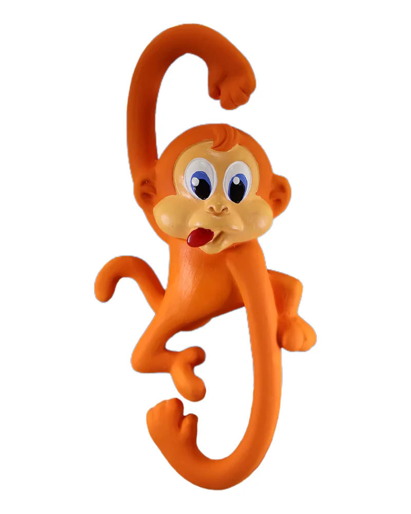 Naturflex Latex Monkey Squeaky Dog Toy - Image 2
