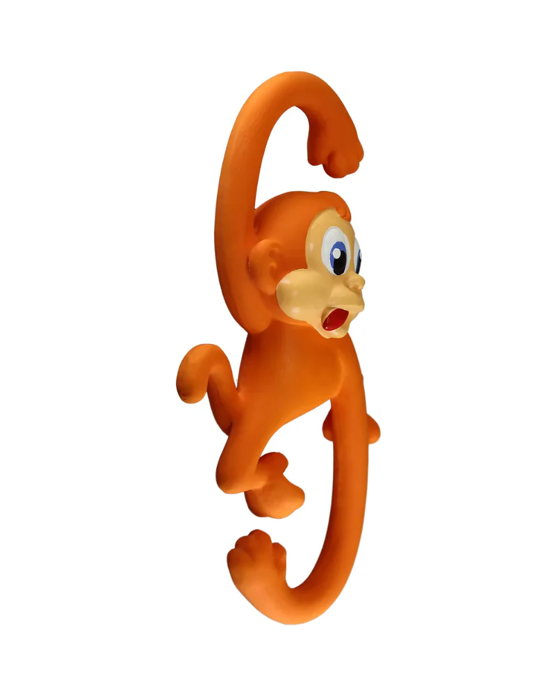 Naturflex Latex Monkey Squeaky Dog Toy - Image 3