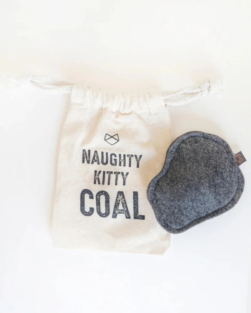 Naughty Kitty Coal Cat Toy (Made in the USA)