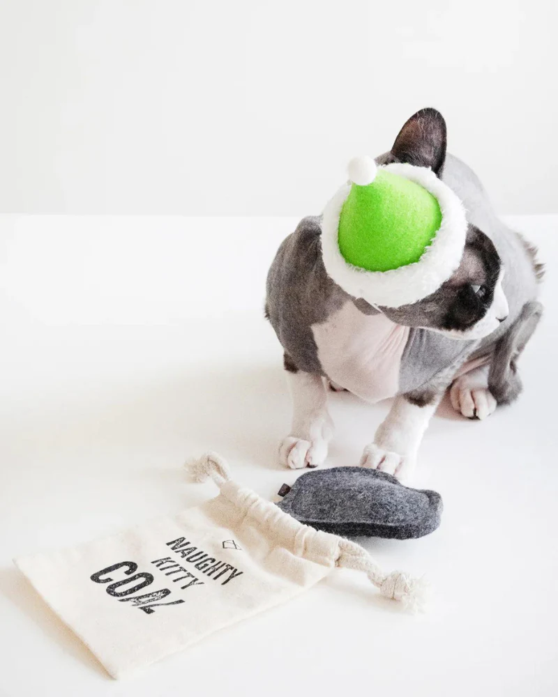 Naughty Kitty Coal Cat Toy (Made in the USA) - Image 2