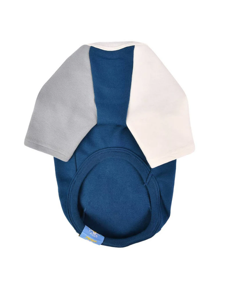 Color Block Dog T-Shirt in Navy (FINAL SALE) - Image 4