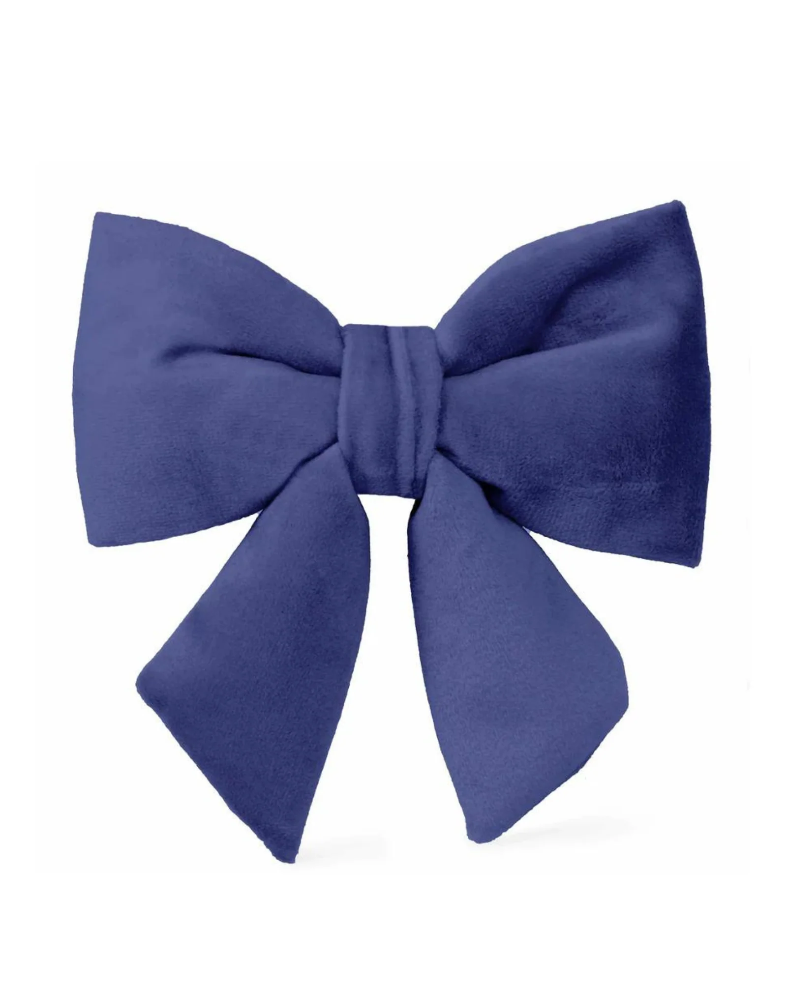 Navy Velvet Dog Lady Bow (Made in the USA) (FINAL SALE) - Image 4