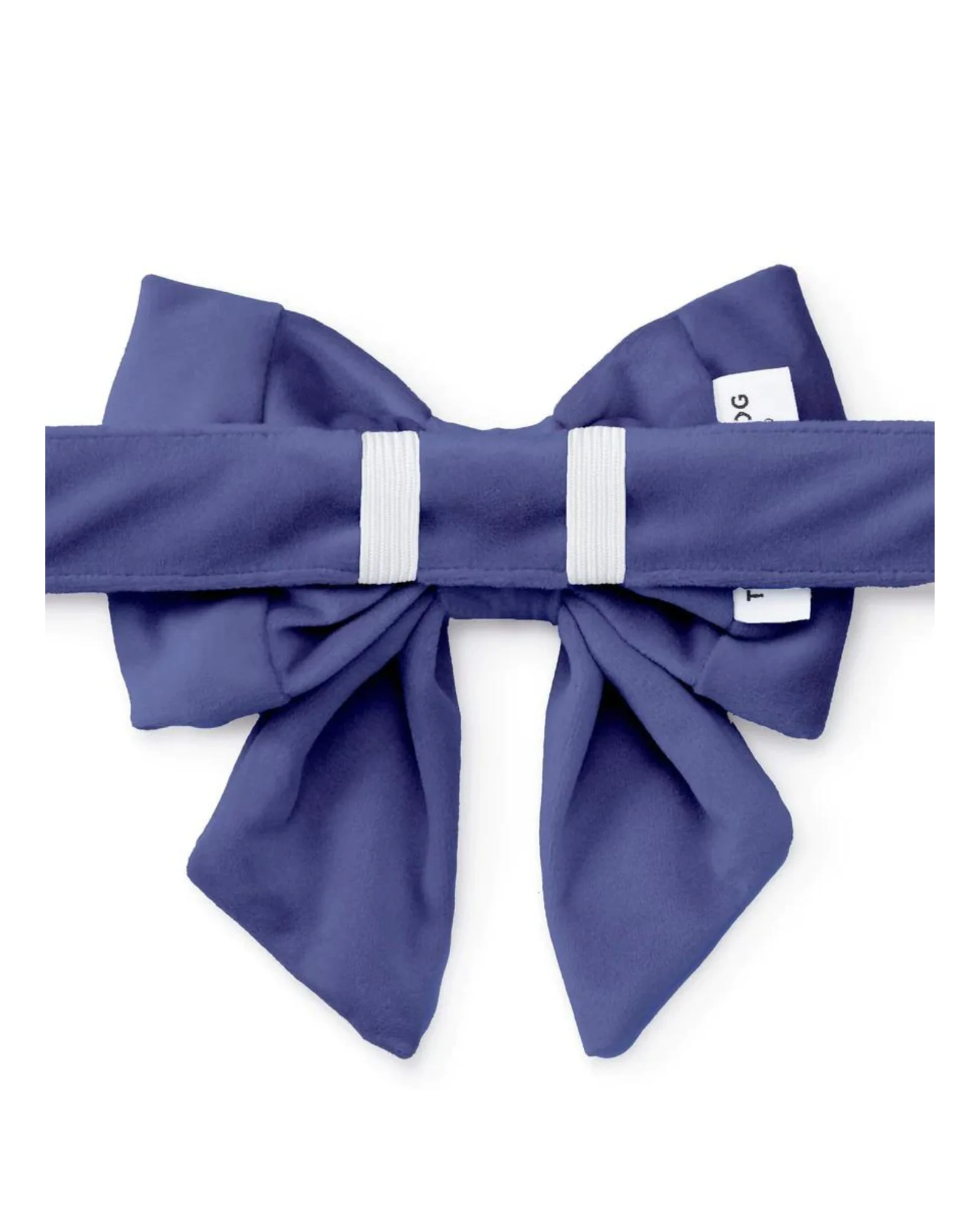 Navy Velvet Dog Lady Bow (Made in the USA) (FINAL SALE) - Image 5