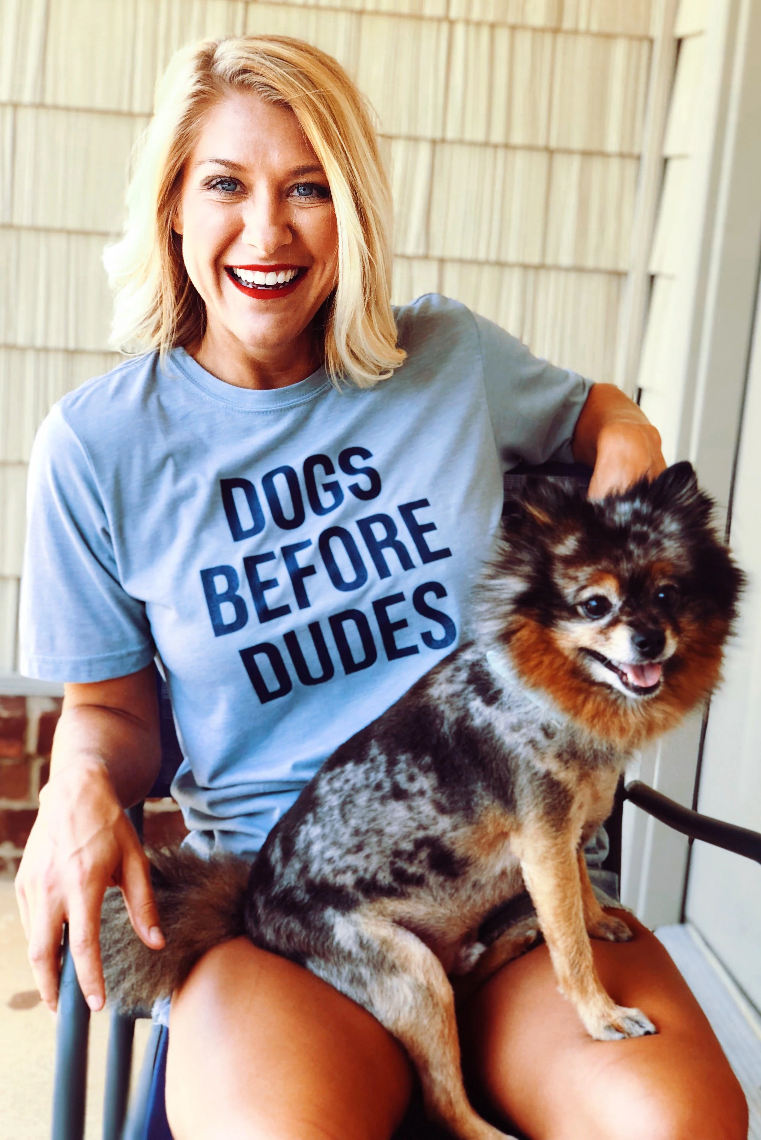 NELLIE MAE | Dogs Before Dudes Tee