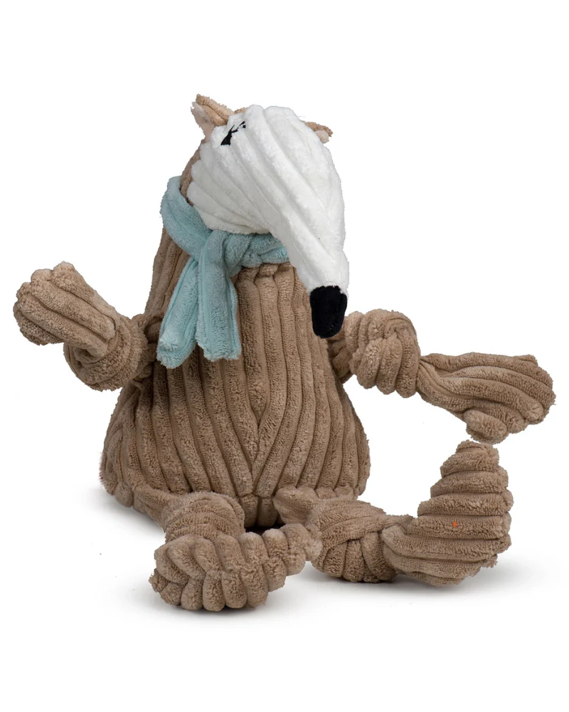 Nibblet the Anteater Knottie Plush Dog Toy