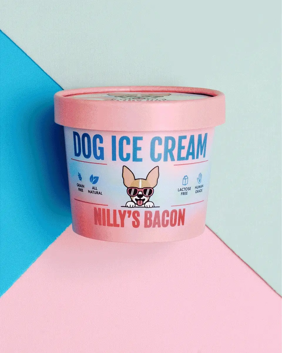 Nilly's Bacon Human Grade Dog Ice Cream Mix (Lactose-Free) - Image 10