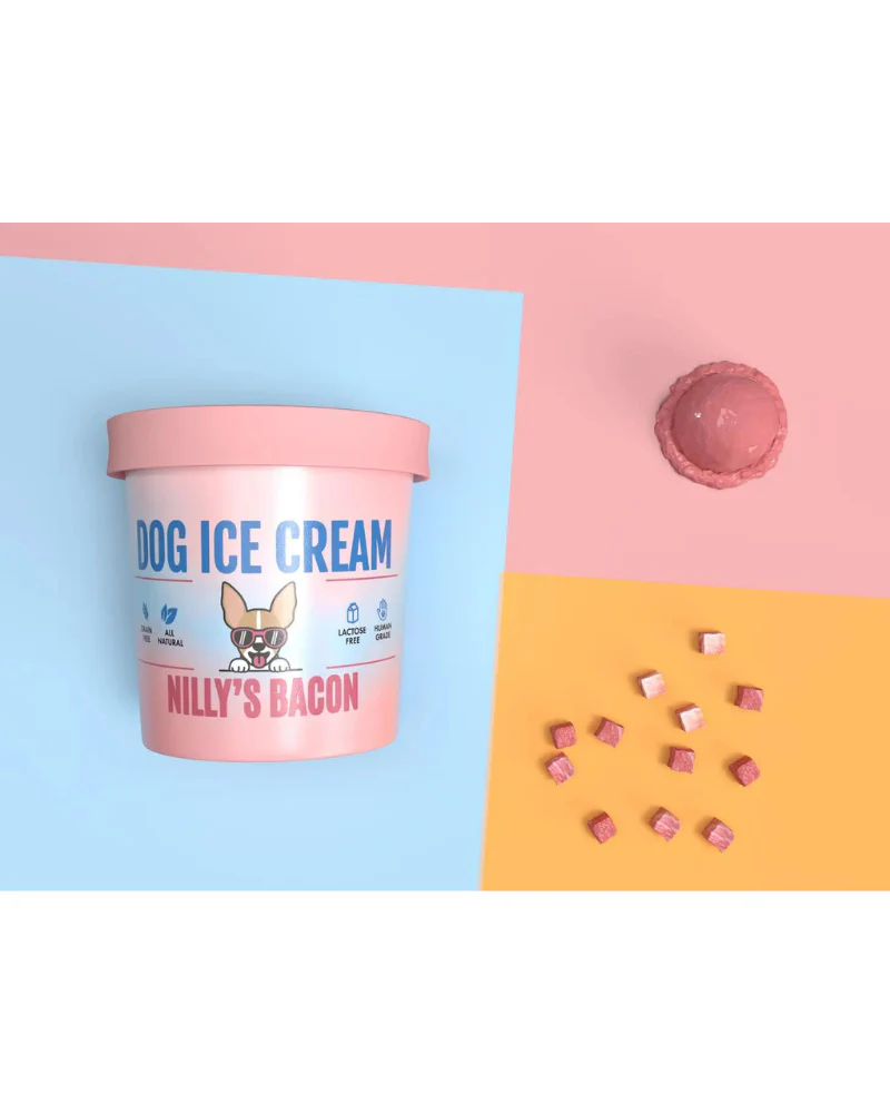 Nilly's Bacon Human Grade Dog Ice Cream Mix (Lactose-Free) - Image 6