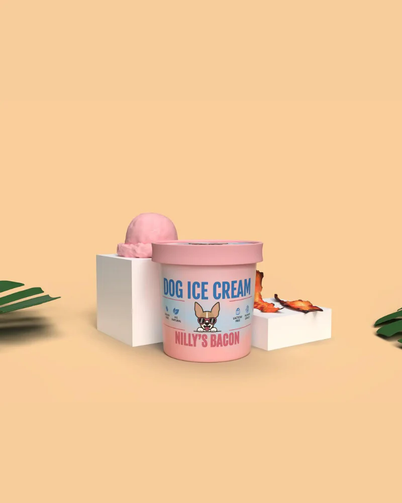 Nilly's Bacon Human Grade Dog Ice Cream Mix (Lactose-Free) - Image 9