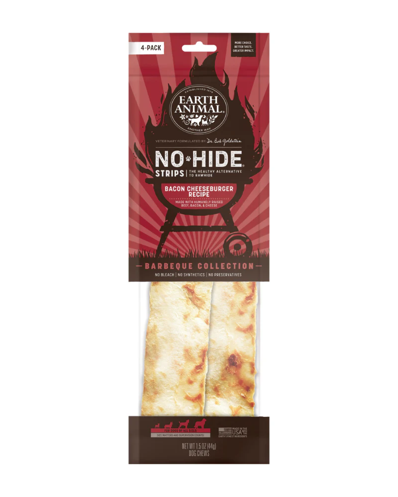 No-Hide Barbeque Collection Bacon Cheeseburger Strips