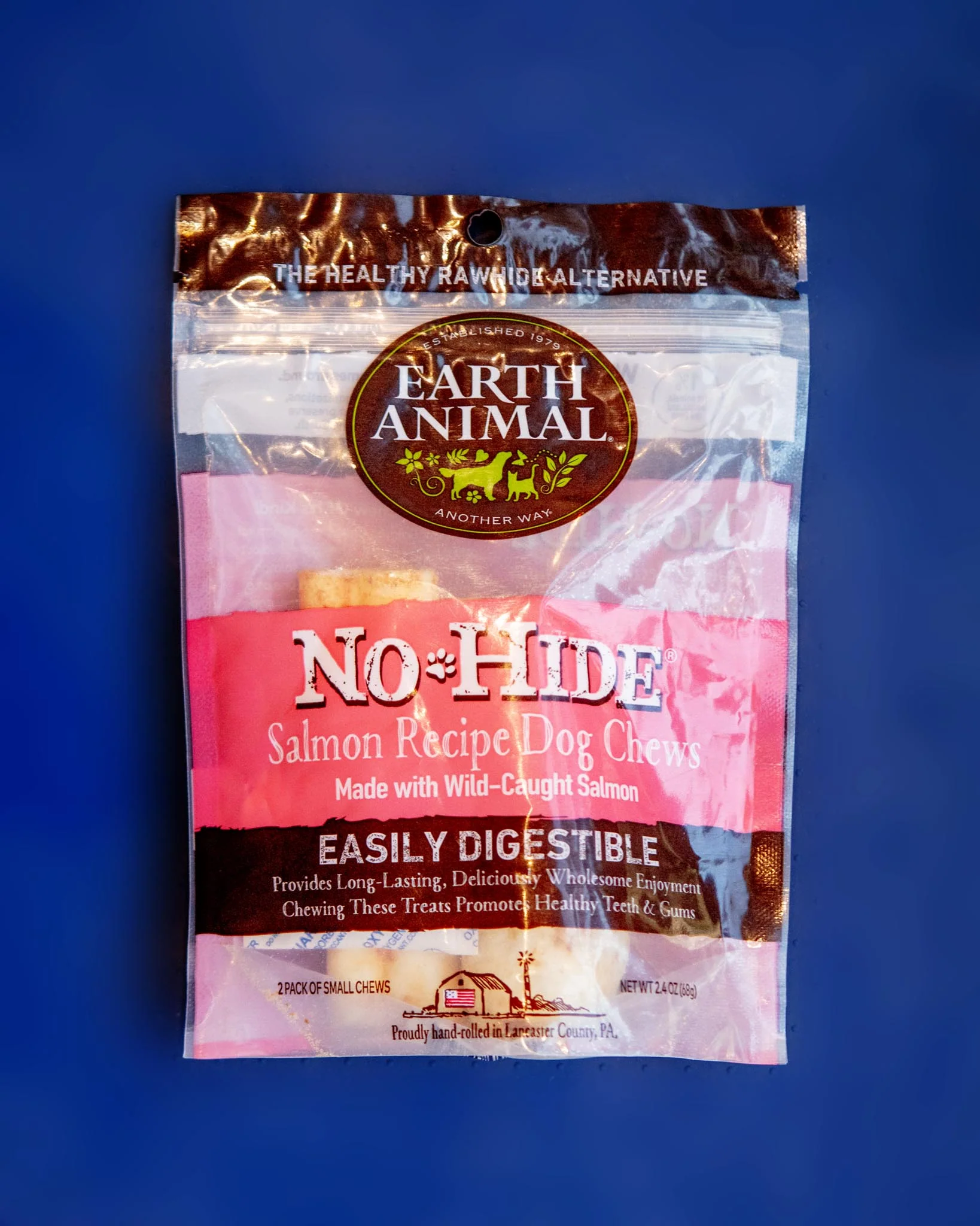 No-Hide Wholesome Dog Chew in Salmon
