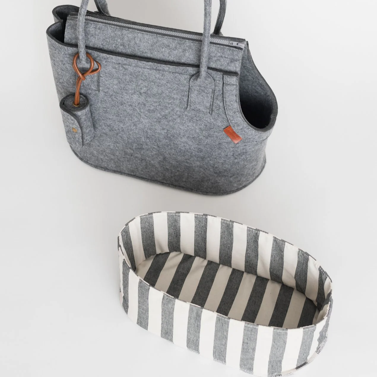 Lightweight Dog Carrier in Soft Ash Grey - Image 5