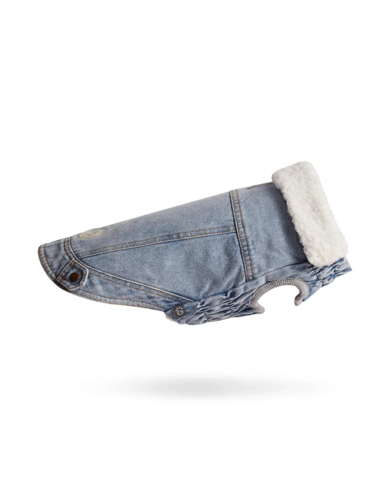 Northside Sherpa-Lined Denim Dog Jacket - Image 6