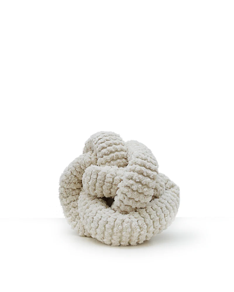 Nou Interactive Crinkle Dog Toy in Cream - Image 3