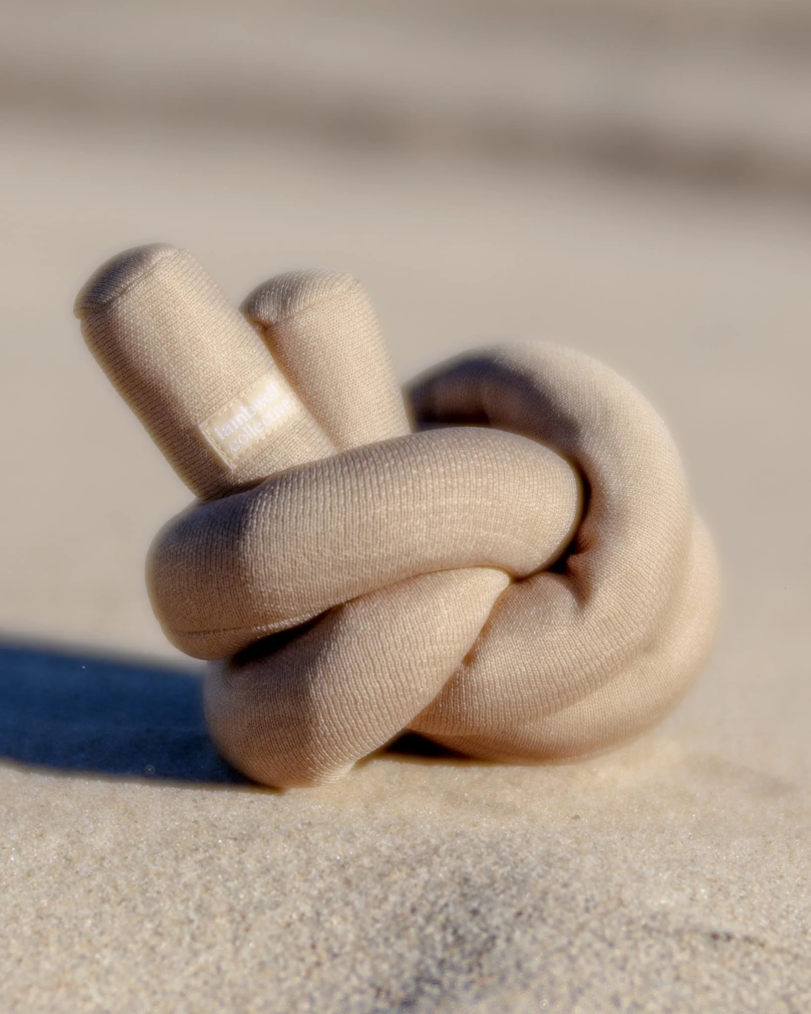 NouNou Interactive Crinkle Dog Toy in Tan - Image 5
