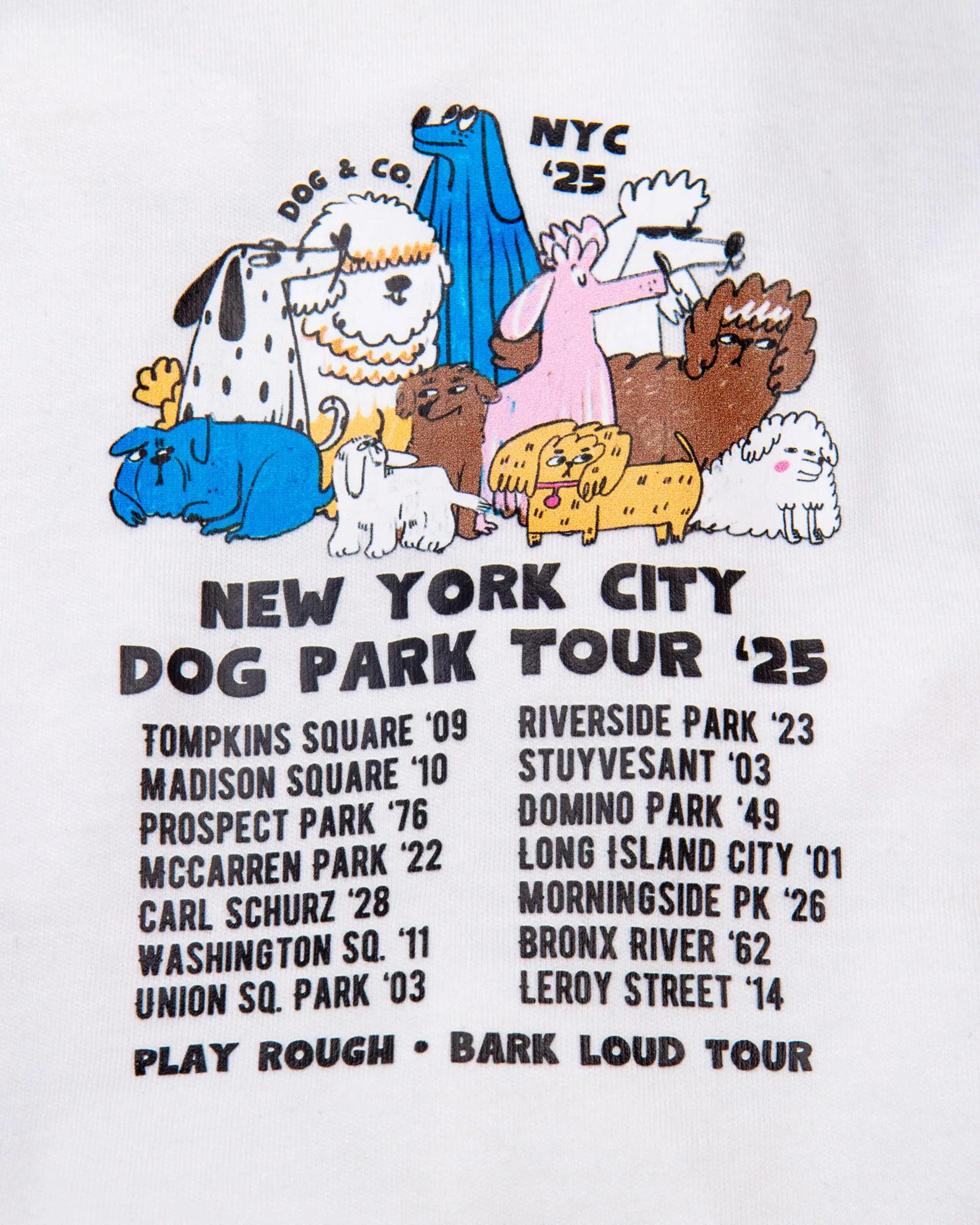 *NYC Dog Park Tour* Graphic Dog T-Shirt (FINAL SALE) - Image 6