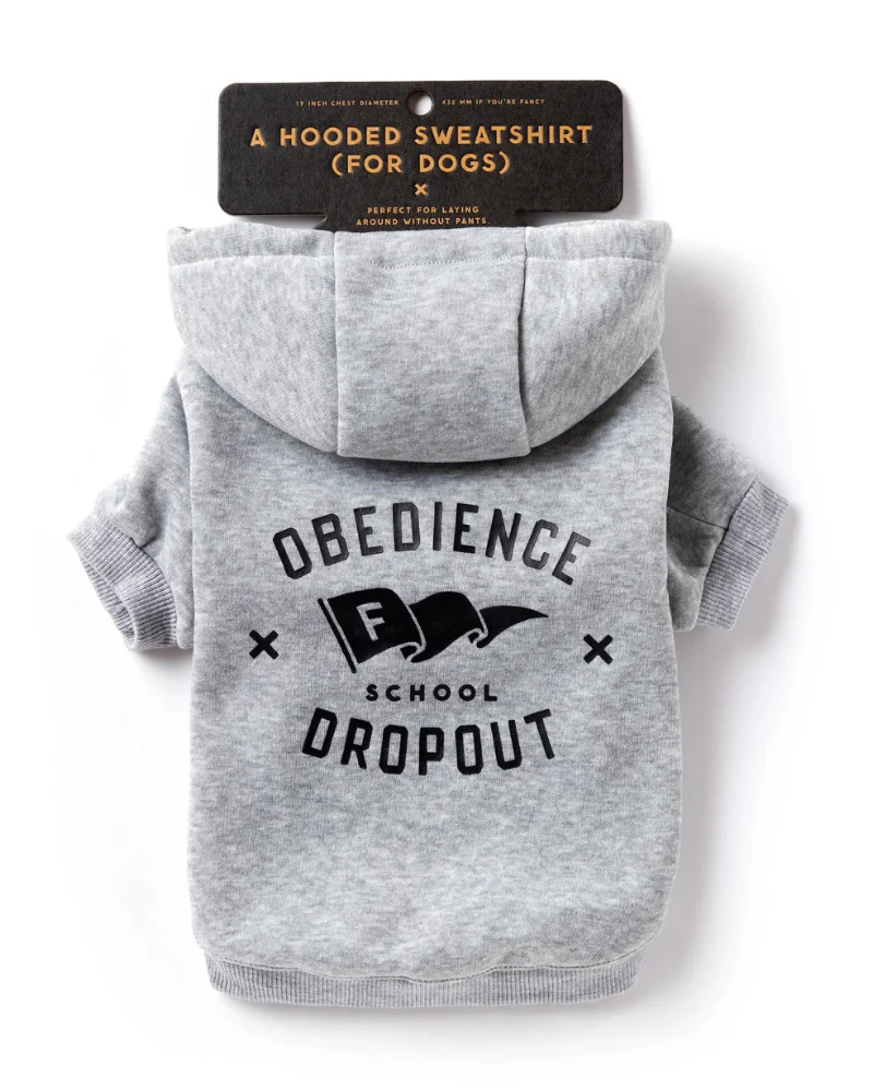 Obedience School Dropout Dog Hoodie (FINAL SALE) - Image 4