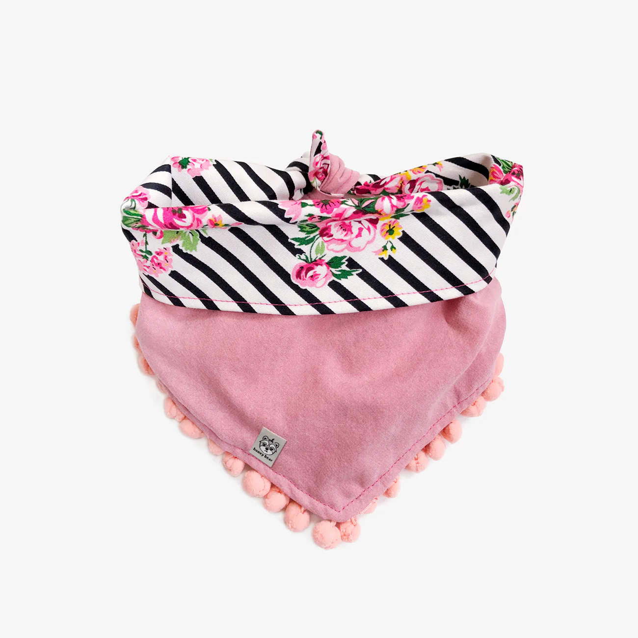 OH HONEY BEAR | Charlotte Pom Pom Bandana - Image 2