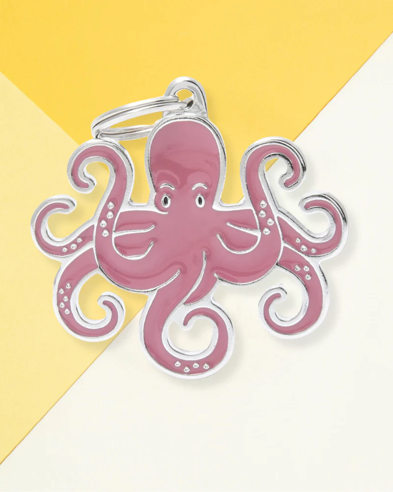 Octopus Custom Pet ID Tag