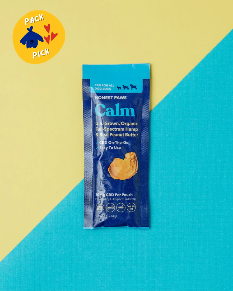 On-the-Go Calming CBD Peanut Butter Pouches