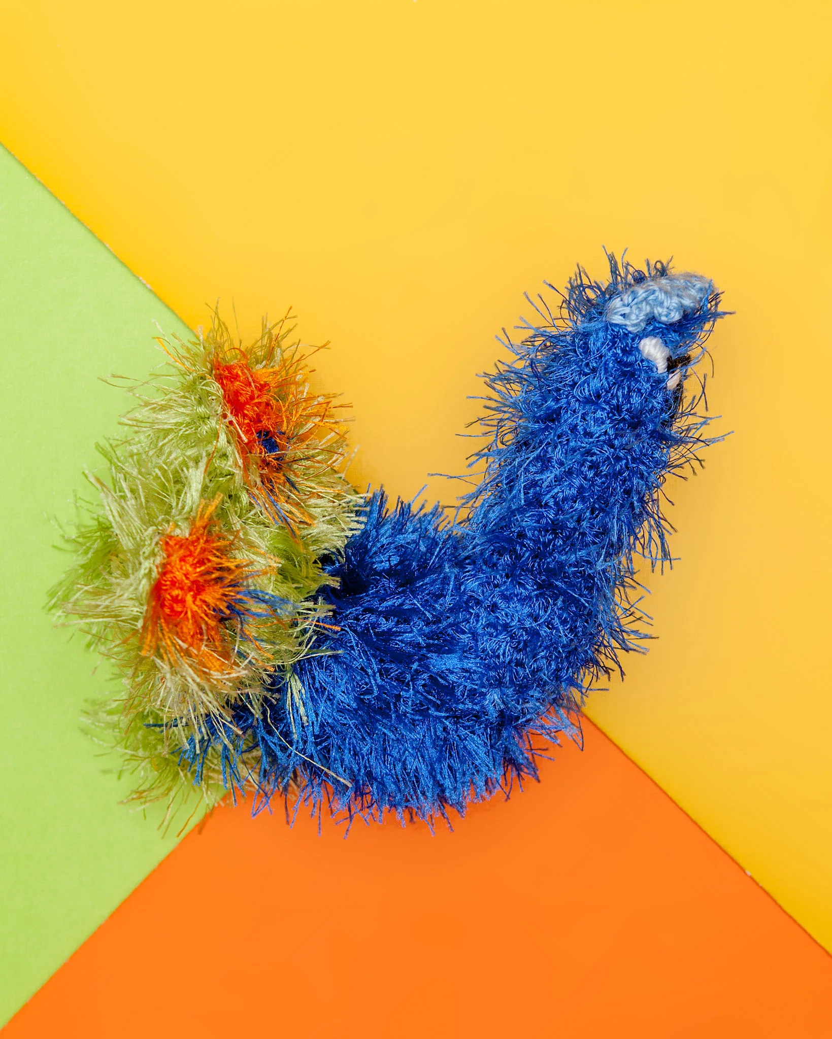 Proud Peacock Crochet Squeaky Dog Toy (FINAL SALE) - Image 2