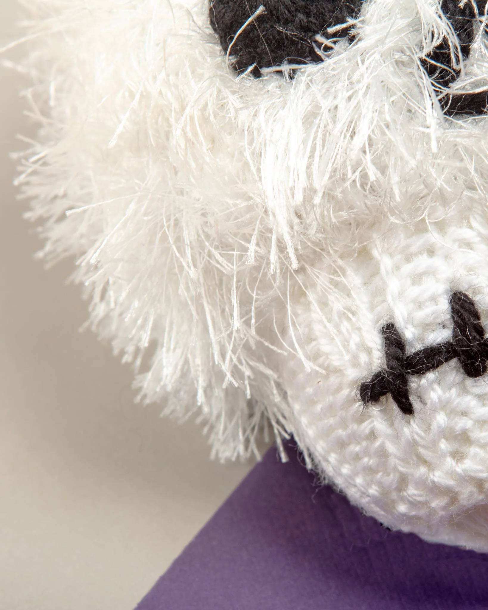 Fuzzy Skull Dog Toy - Image 2