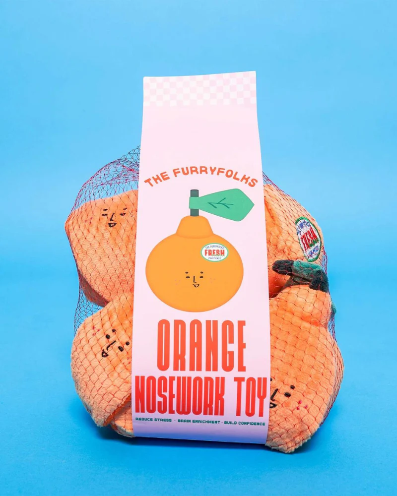 Orange Nosework Dog Toy - Image 7