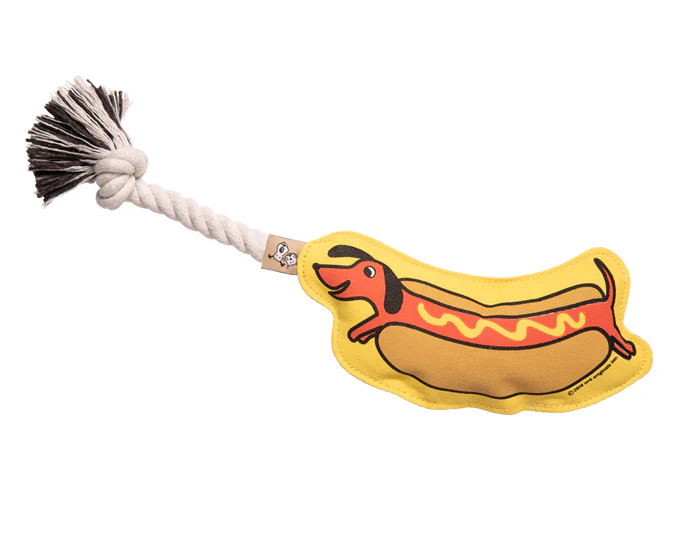 ORE PET | Hot Dog Rope Toy