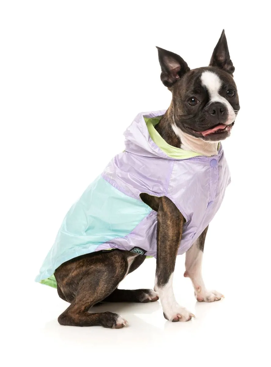 Ormond Raincoat in Olive + Pink or Purple + Mint (FINAL SALE) - Image 10