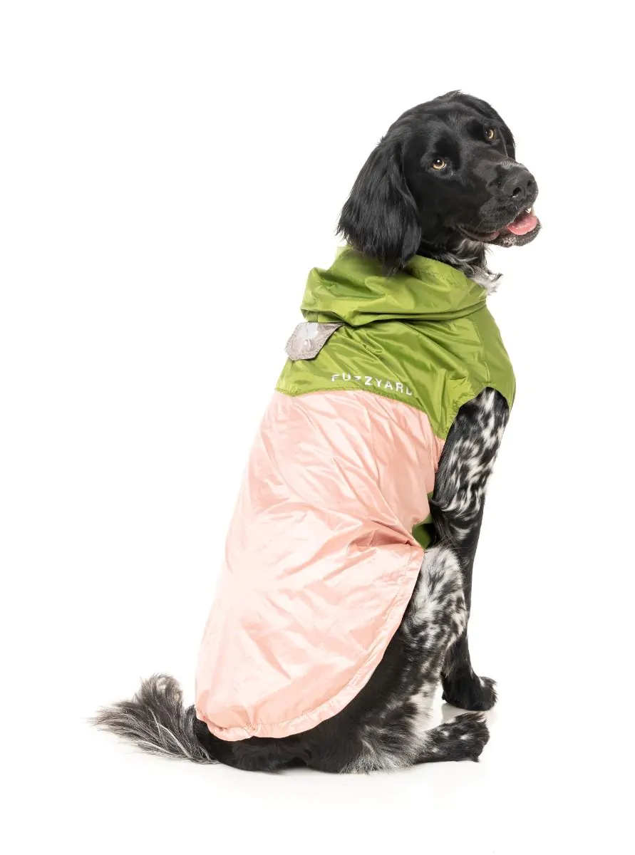 Ormond Raincoat in Olive + Pink or Purple + Mint (FINAL SALE) - Image 12