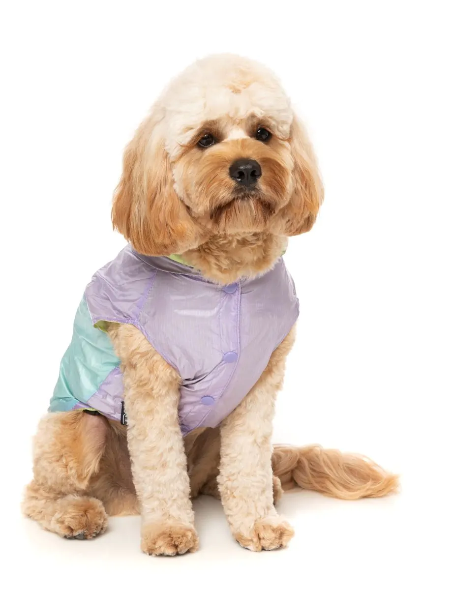 Ormond Raincoat in Olive + Pink or Purple + Mint (FINAL SALE) - Image 16