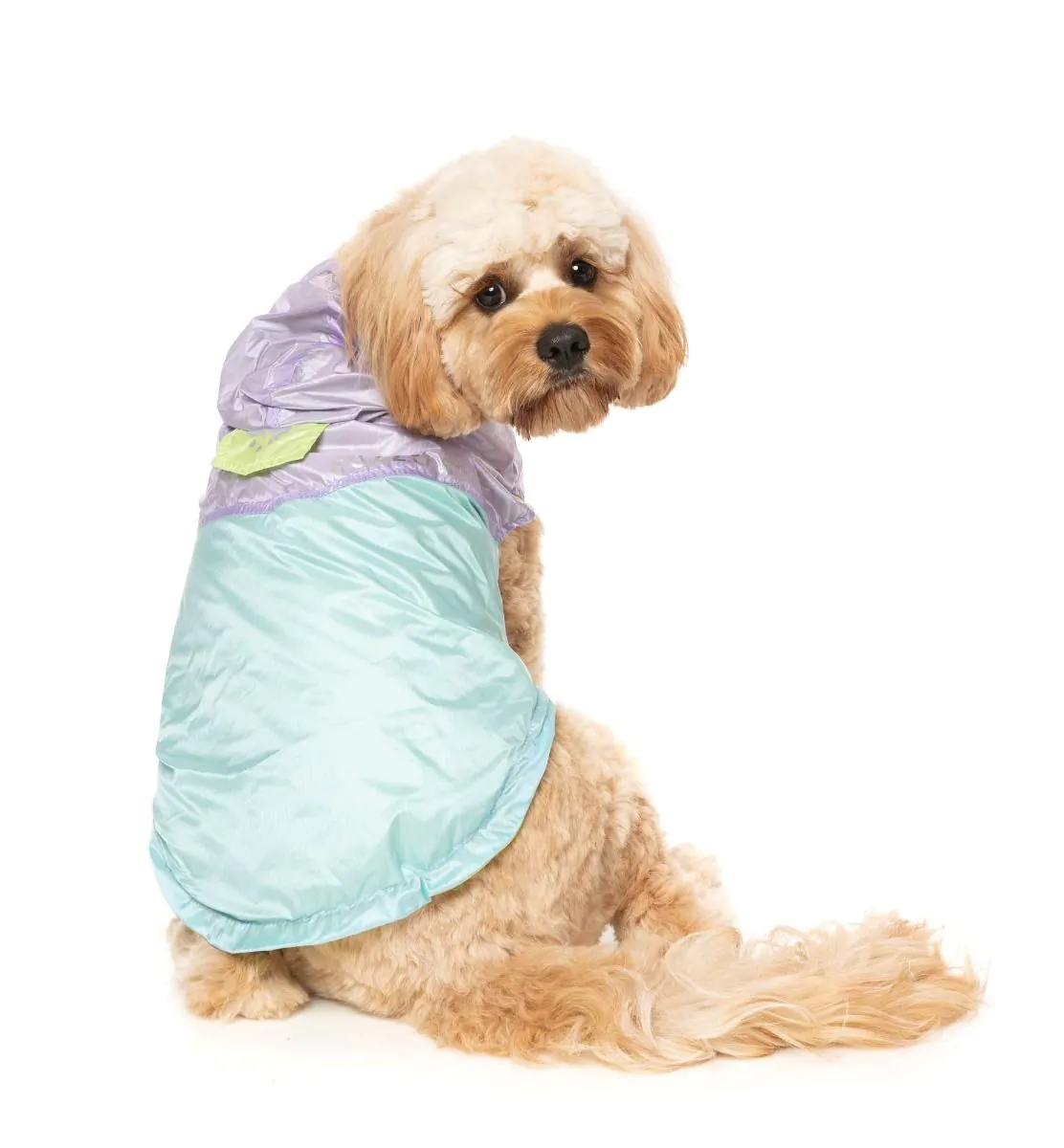 Ormond Raincoat in Olive + Pink or Purple + Mint (FINAL SALE) - Image 17