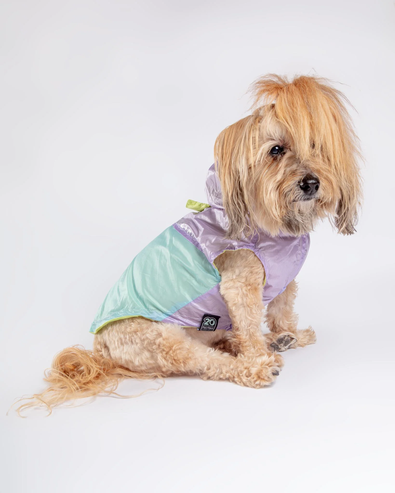 Ormond Raincoat in Olive + Pink or Purple + Mint (FINAL SALE) - Image 3
