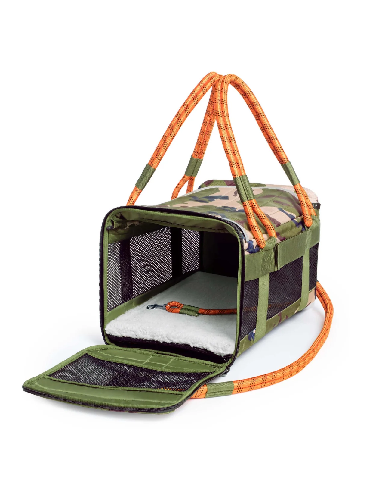 Out-Of-Office Airline Compliant Pet Carrier in Camo w/ Orange (Pro Edition) - Image 6