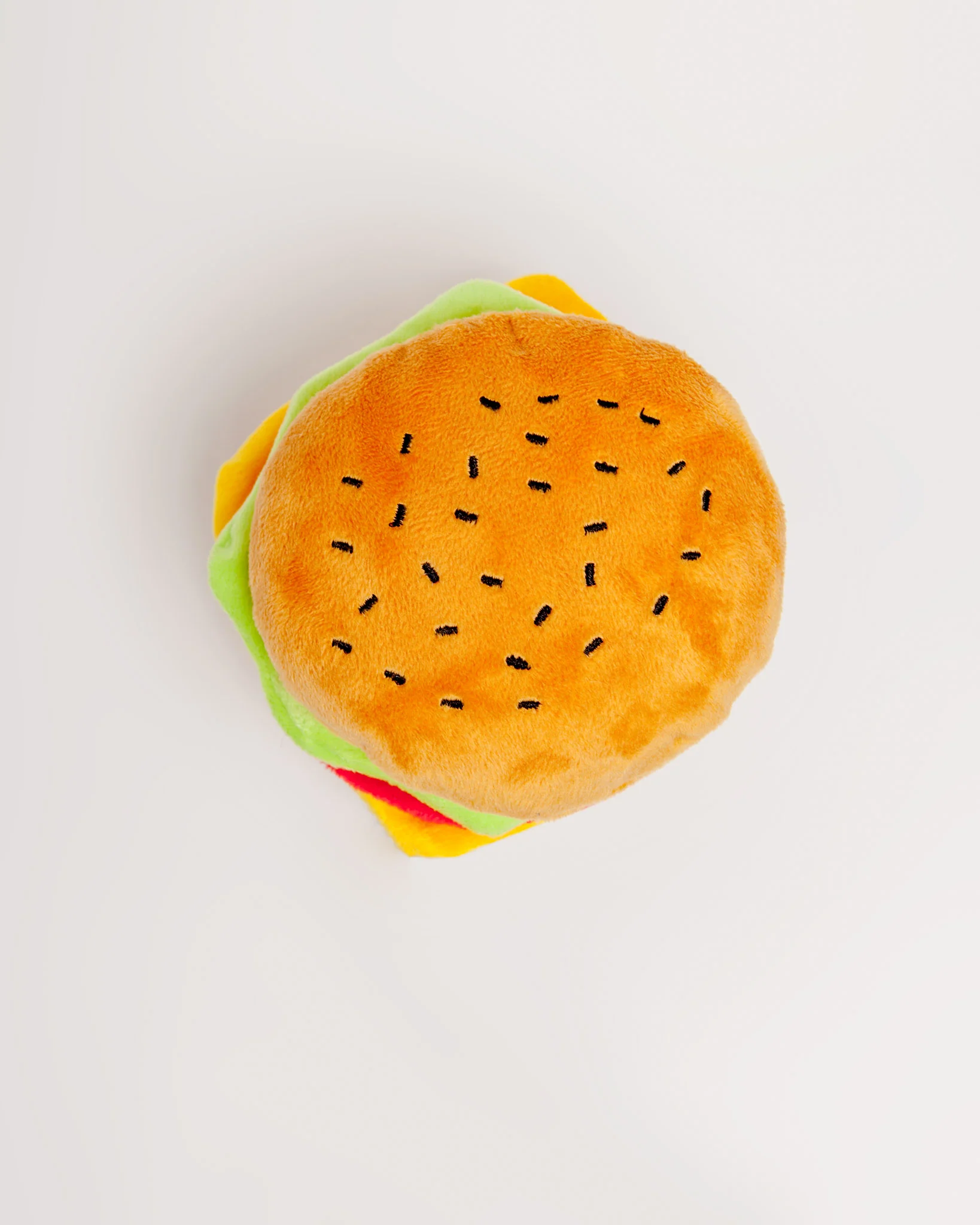 American Classic Hamburger Plush Dog Toy - Image 4