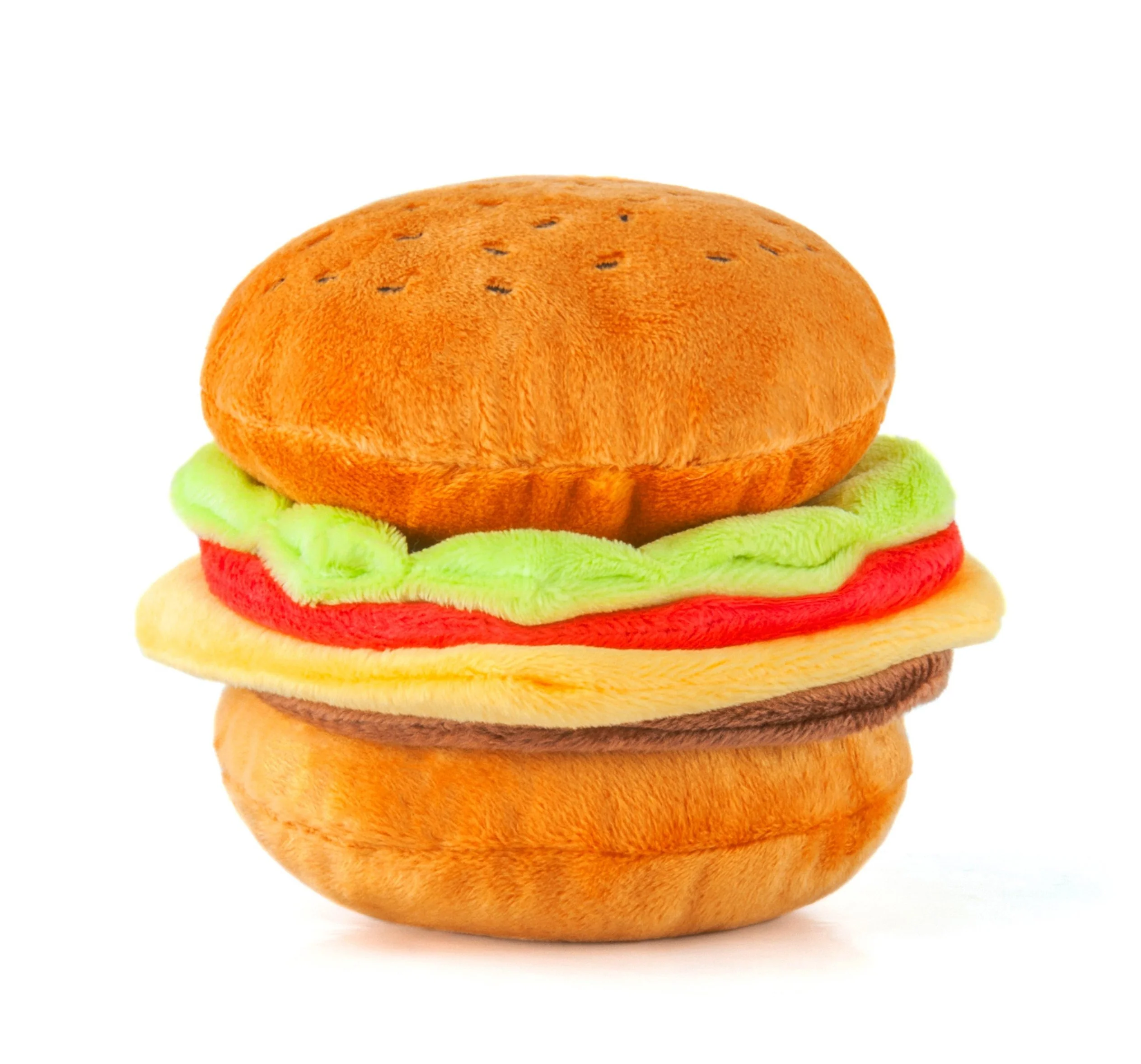 American Classic Hamburger Plush Dog Toy - Image 6