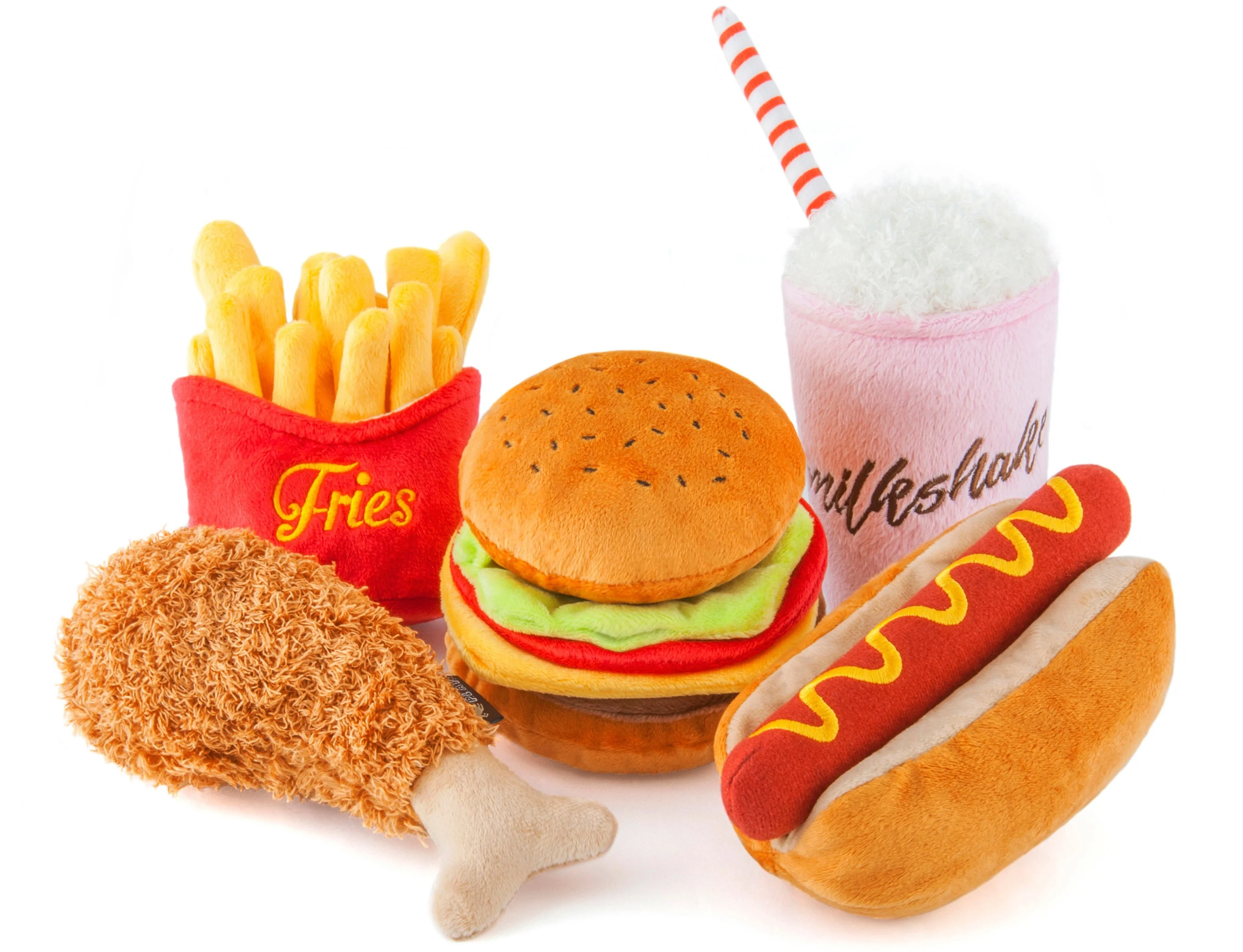Milkshake Plush Squeaky Dog Toy - Image 5