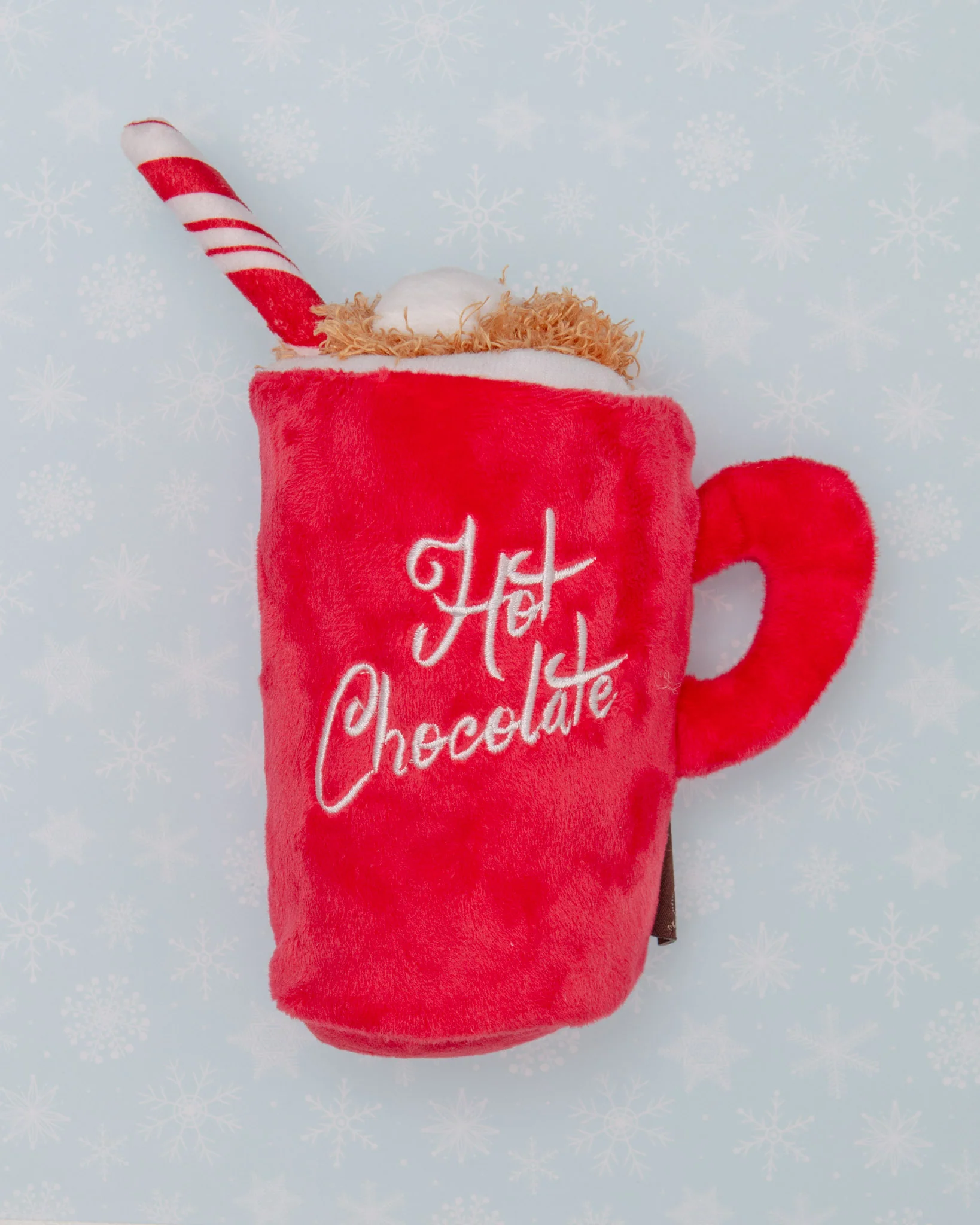 Squeaky Hot Chocolate Holiday Dog Toy
